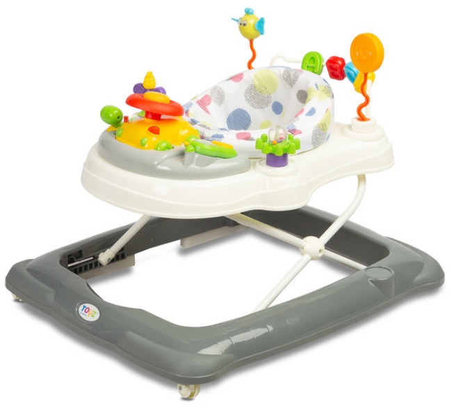 Premergător pentru bebeluși  Caretero Toyz - Stepp, Grey