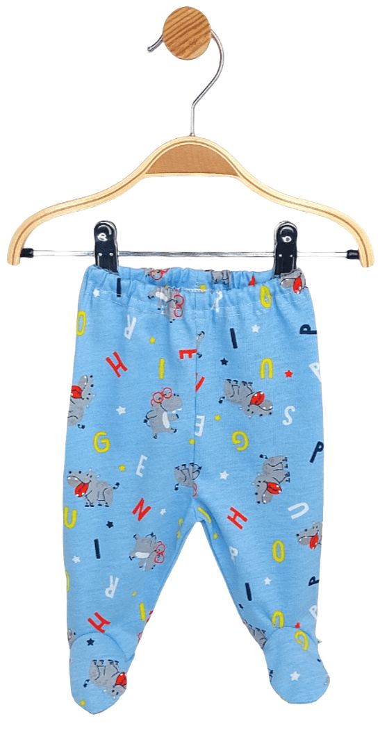 Pantalonași pentru bebeluși Rainy - Animale, albastru, 48 cm, 0 luni