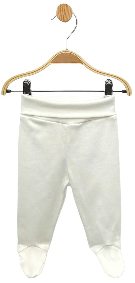 Pantalonași pentru bebeluși cu o curea întoarsă Rainy - Ecru , 48 cm, 0 luni