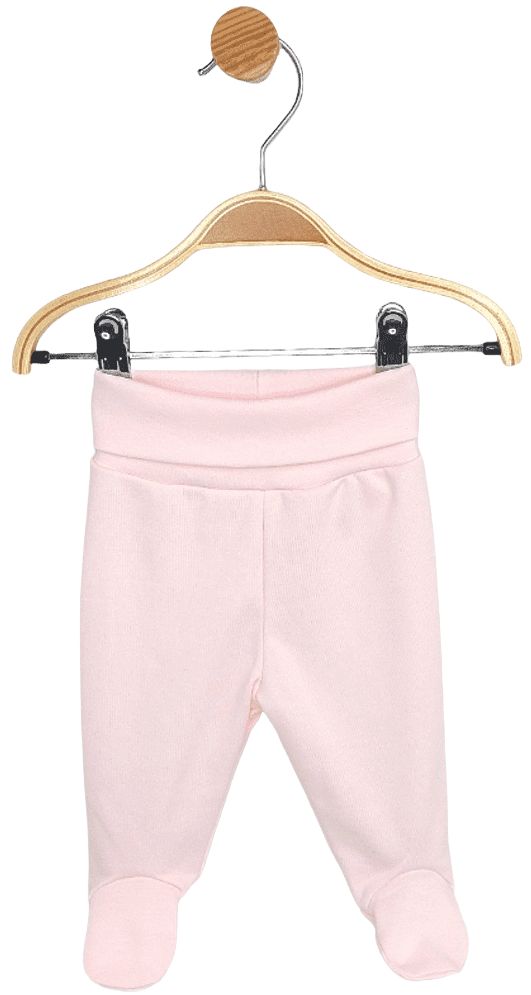 Pantalonași pentru bebeluși cu o curea întoarsă Rainy - Pink , 56 cm, 1-2 luni