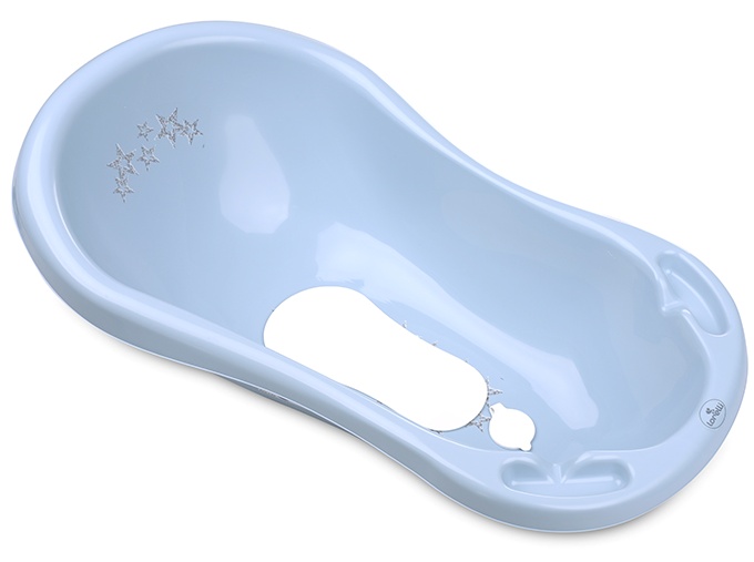 Cadă pentru copii cu scurgere Lorelli - Little stars, 84 cm, albastru