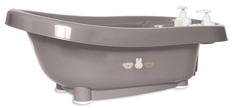 Cadă pentru bebeluși cu termometru și accesorii Bebe-Jou - Click, 84 cm, Miffy and Friends
