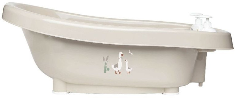 Cadă pentru bebeluși cu termometru și accesorii Bebe-Jou - Click, 84 cm, Soft spring
