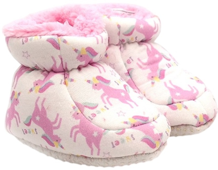 Incaltaminte -Botosei  Funny baby - Unicorn, mărimea 19, 11-15 luni , roz