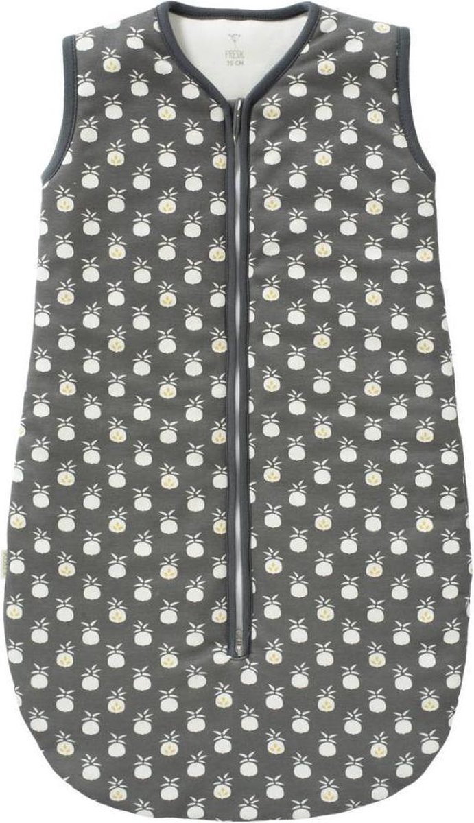 Sac de dormit pentru copii Fresk - Pineapple, 2.8 Tog, antracit, 70 cm
