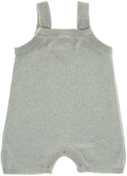 Salopeta pentru bebeluși Lassig - Cozy Knit Wear, 50-56 cm, 0-2 luni, gri
