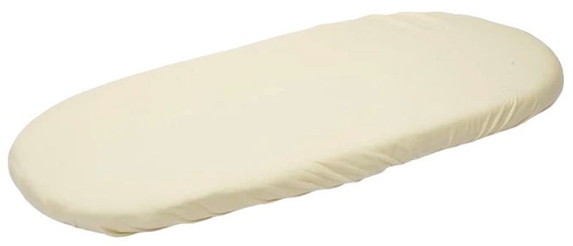 Cearșaf de prosop pentru bebeluși cu elastic  Sensillo - 75 х 35 cm, crem