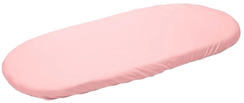 Cearșaf de prosop pentru bebeluși cu elastic  Sensillo - 75 х 35 cm, roz