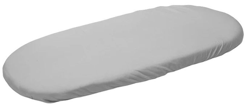 Cearșaf de prosop pentru bebeluși cu elastic  Sensillo - 75 х 35 cm, gri