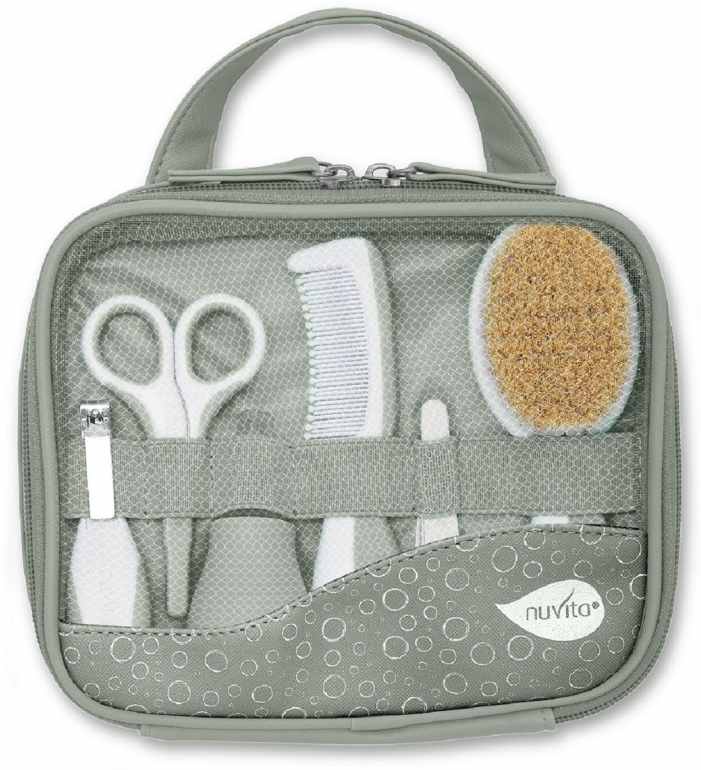 Set de igienă pentru bebeluși cu accesorii Nuvita - Sage Green