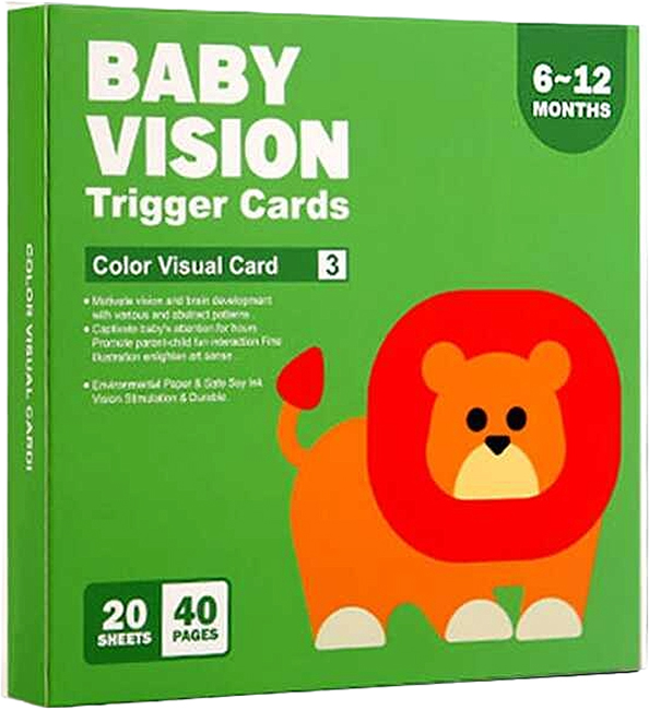 Cărți pentru stimularea vizuală a bebelușilor Smart Baby - 20 buc, cu două fețe