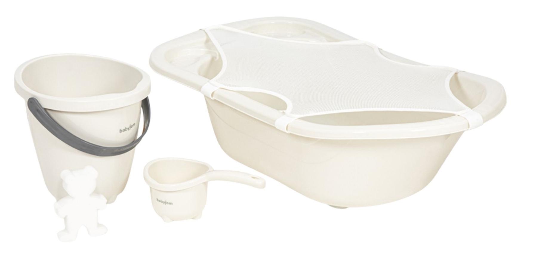 Set pentru baie bebe BabyJem - 5 piese , Sand Beggie
