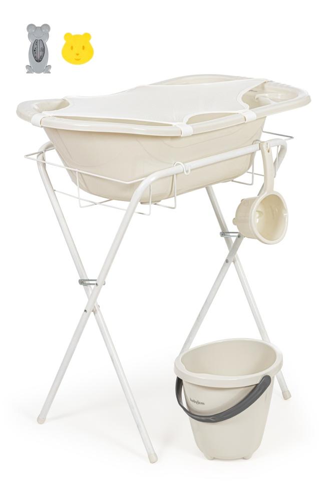 Set pentru baie bebe din 7 piese  BabyJem - Sand Begie