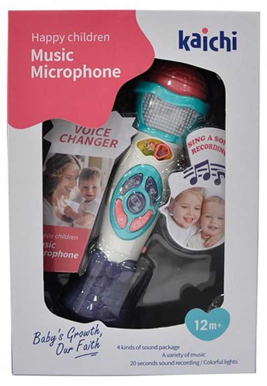 Microfon muzical pentru bebeluși Raya Toys - Kaichi