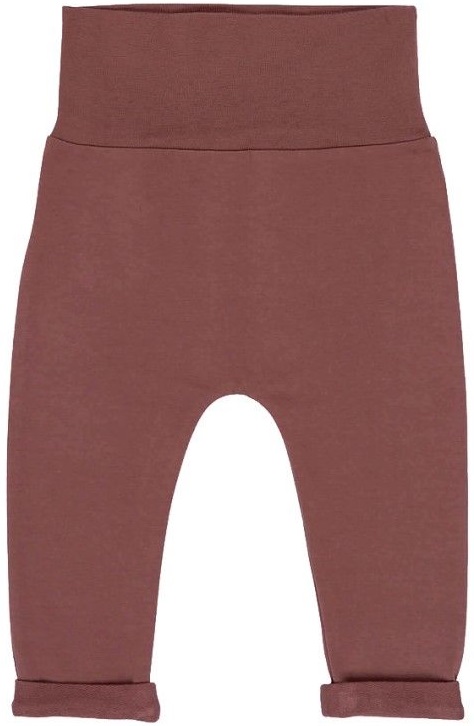 Pantaloni pentru copii Lassig - 50-56 cm, 0-2 luni, roșu închis