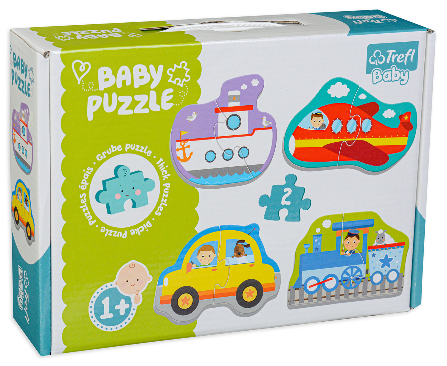 Puzzle Baby Clasic. Vehicule pentru transport - imagine 2