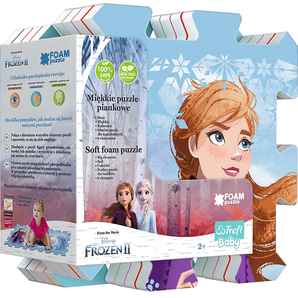 Puzzle pentru podea pentru bebelusi Trefl din 8 piese - Frozen 2