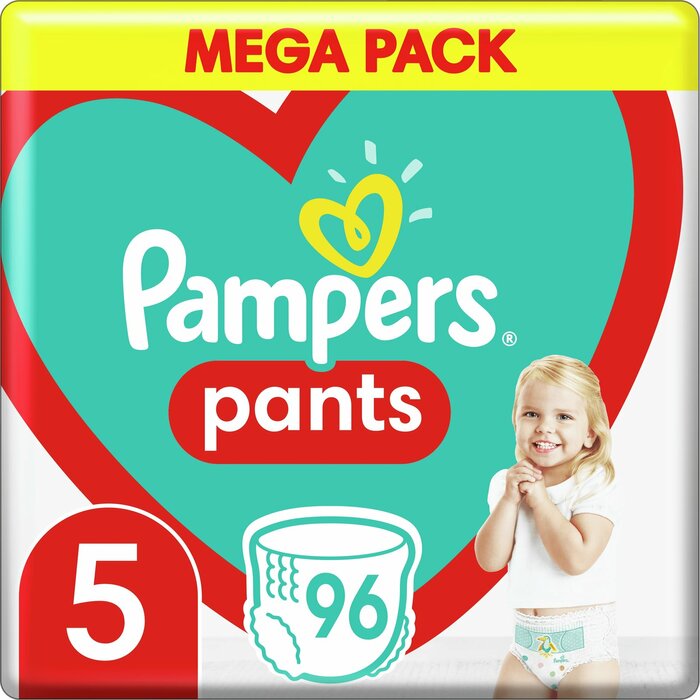 Scutece chilotel Pampers 5, 96 buc.