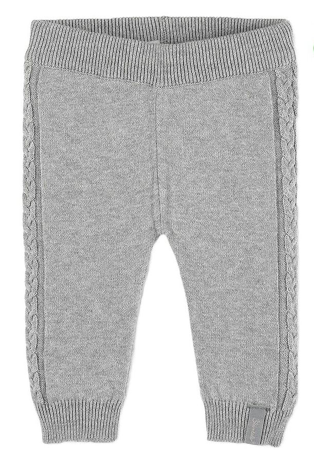 Pantaloni tricotati pentru bebelusi Sterntaler - 80 cm, 9-12 luni, gri