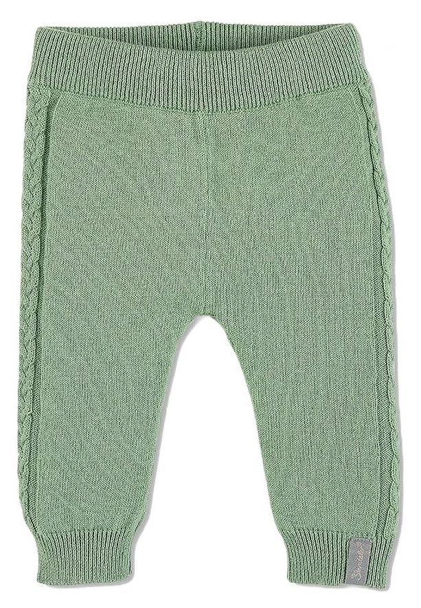 Pantaloni tricotati pentru bebelusi Sterntaler - Cu tiv cu nervuri, 62 cm, 4-5 luni