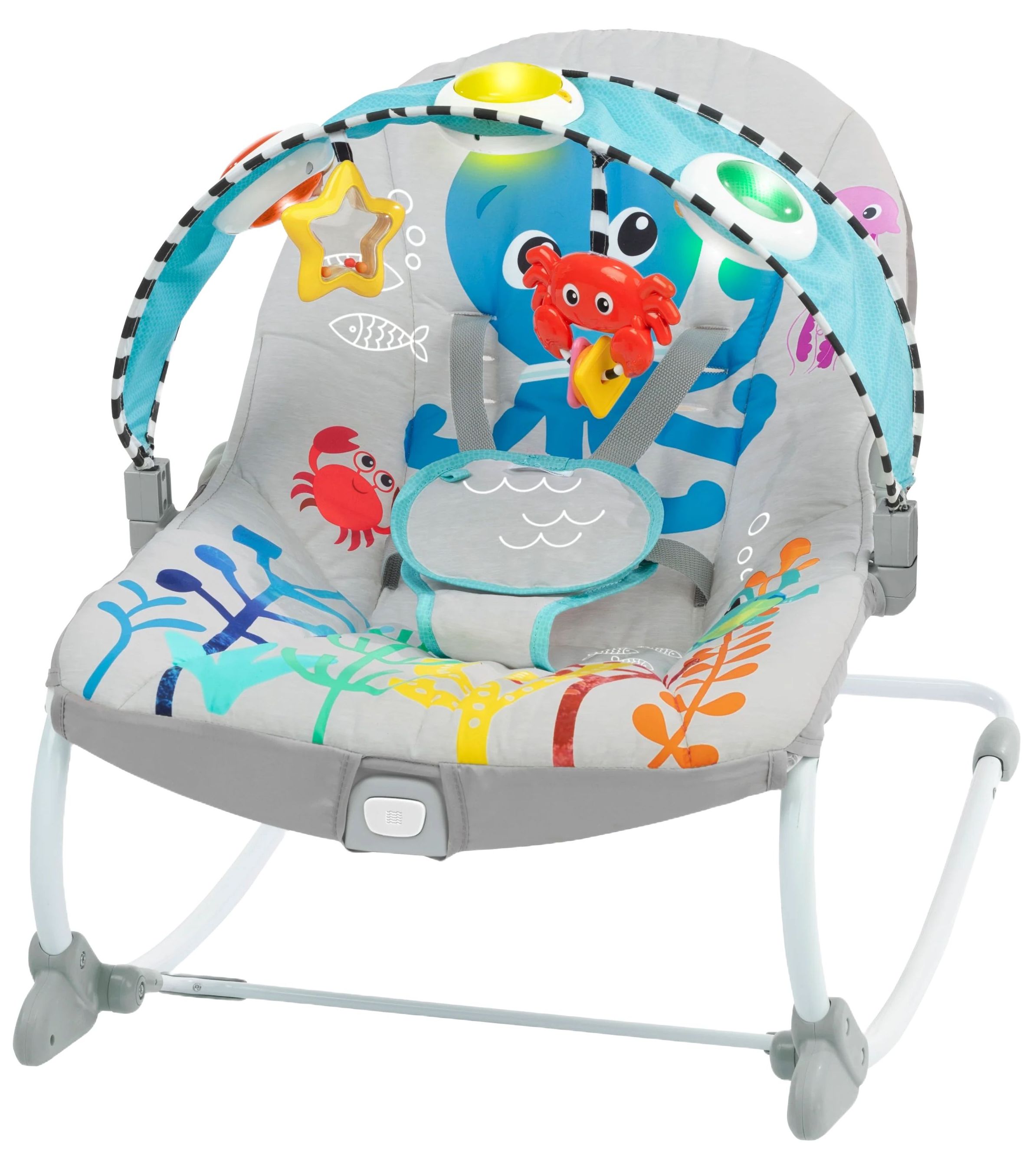Șezlong pentru bebeluş 2 în 1 Baby Einstein - Kick to It Opus
