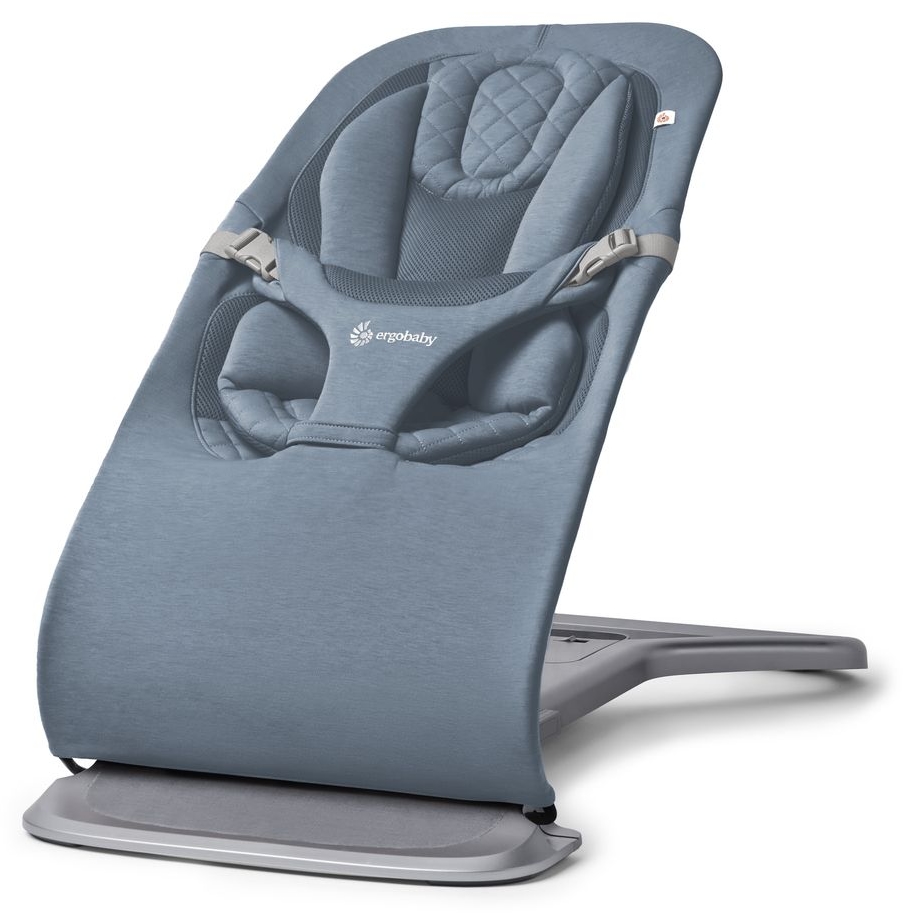 Șezlong pentru bebeluși 3 în 1 Ergobaby - Evolve, Oxford Blue