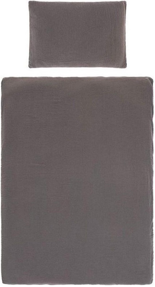 Set de 2 piese pentru pat pentru copii Lassig - 100 x 140 cm, antracit
