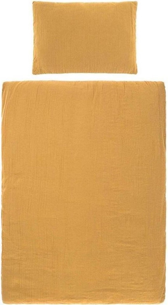 Set de dormit pentru bebeluși Lassig 2 piese - 100 x 140 cm, muștar