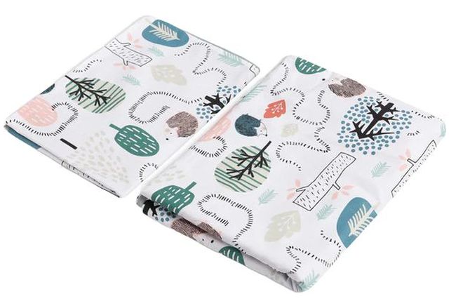 Set lenjerie de pat pentru copii din 2 piese Sensillo - Aricii, 100 x 135 cm