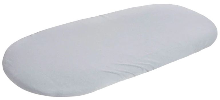 Cearșaf impermeabil pentru bebeluși cu elastic Sensillo - 35 х 75 cm, gri