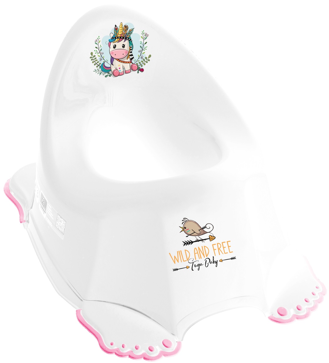 Bebelușul Anatomical Potty Tega Baby - Wild & Free, Unicorn
