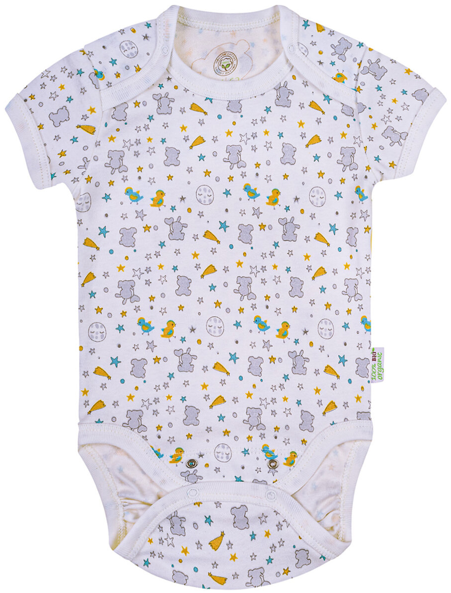 Body pentru bebeluşi Bio Baby - Bumbac organic, 68 cm, 4-6 luni