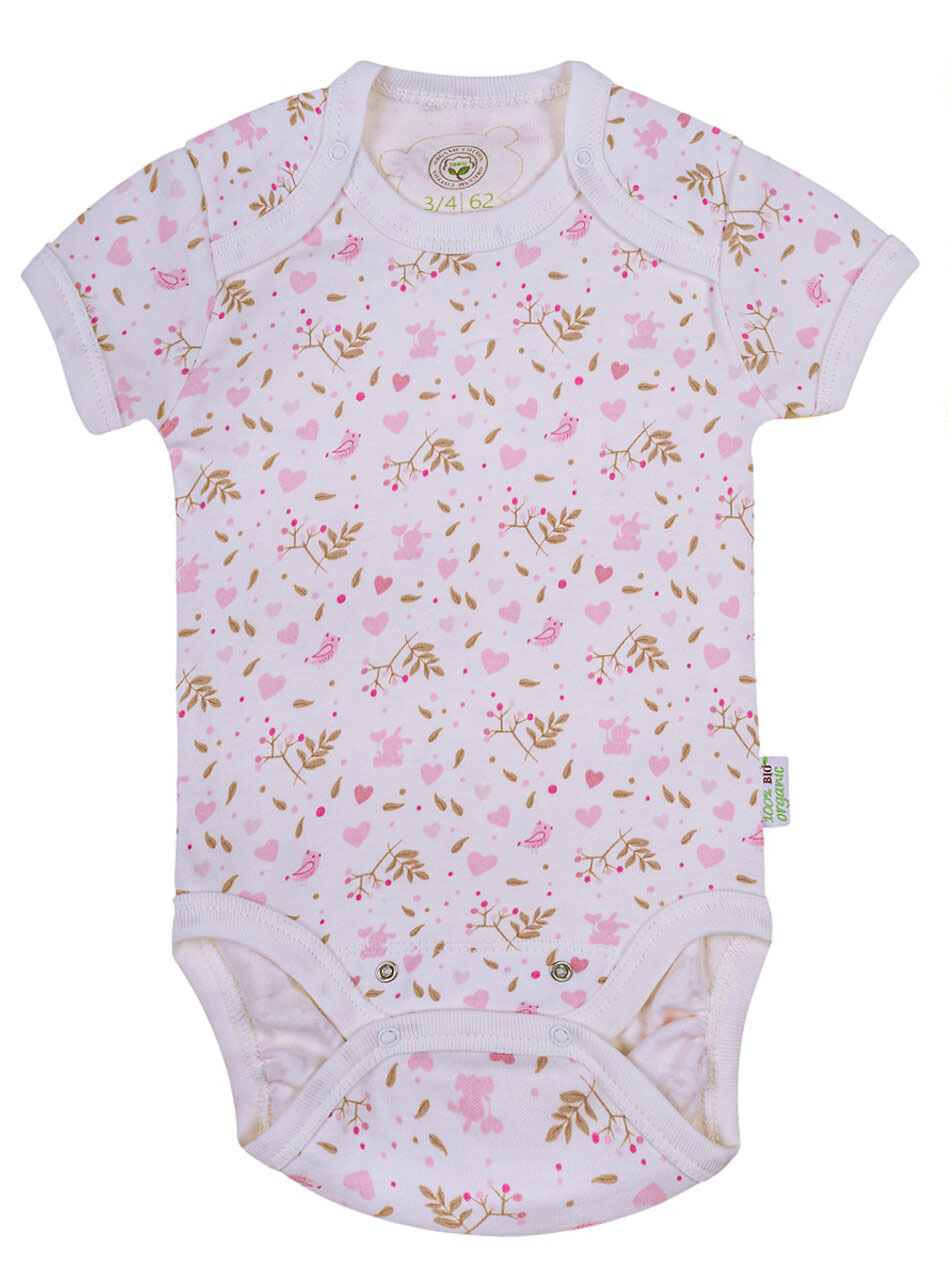 Body pentru bebeluşi Bio Baby - Bumbac organic, 86 cm, 12-18 luni