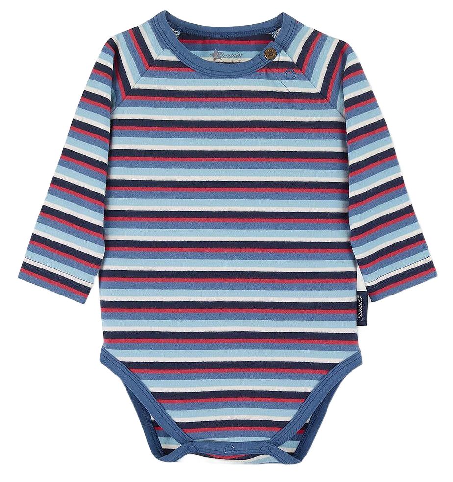 Body pentru bebelusi cu maneca lunga Sterntaler - In dungi, 80 cm, 12-18 luni