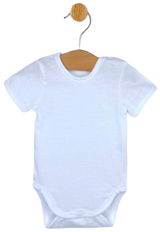 Body pentru bebeluși cu mânecă scurtă Rainy - Milk, 62 cm, 2-4 luni
