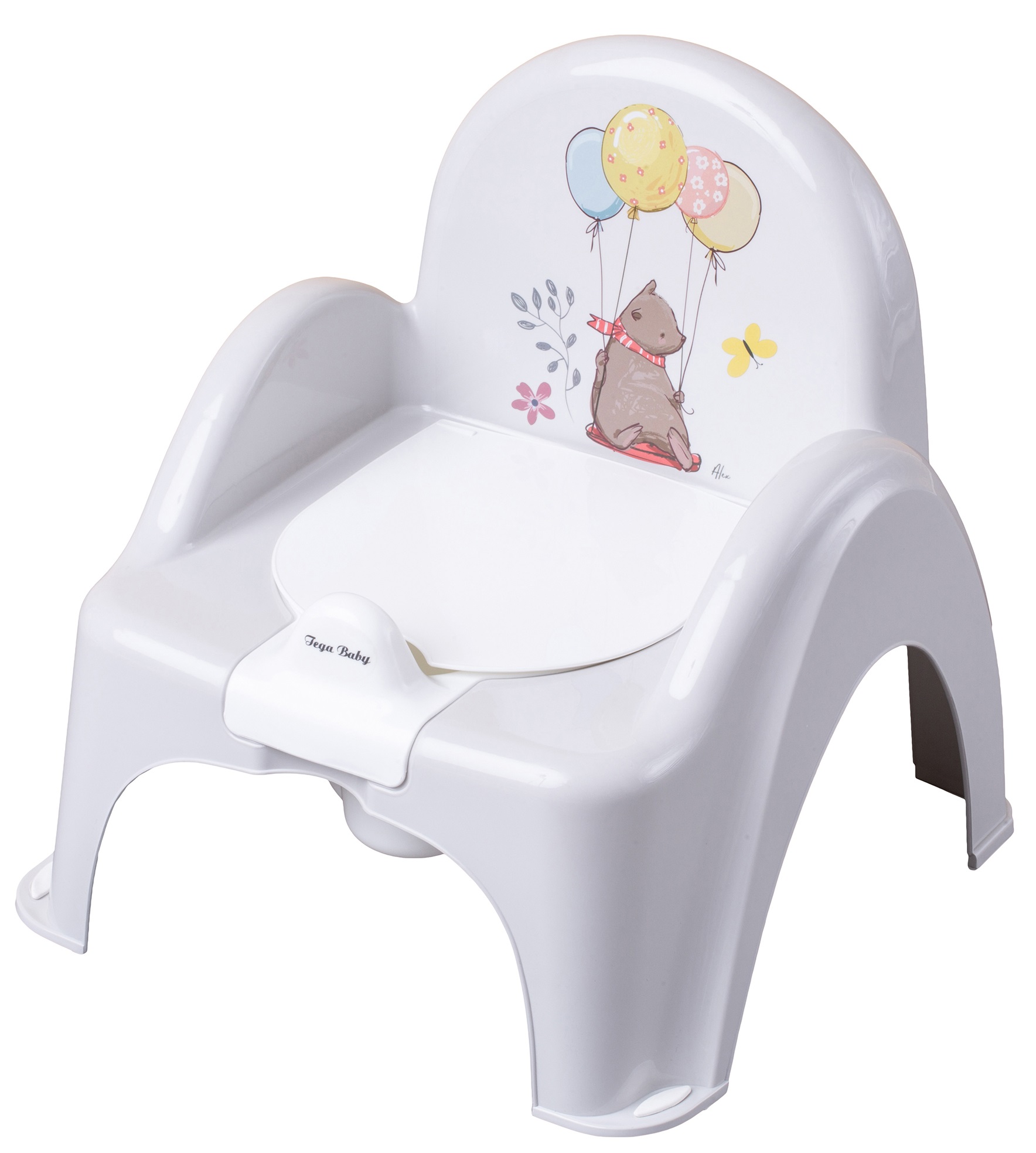 Oliță pentru bebeluşi Tega Baby Baby Potty Chair - Forest Fairy Tale, Bej