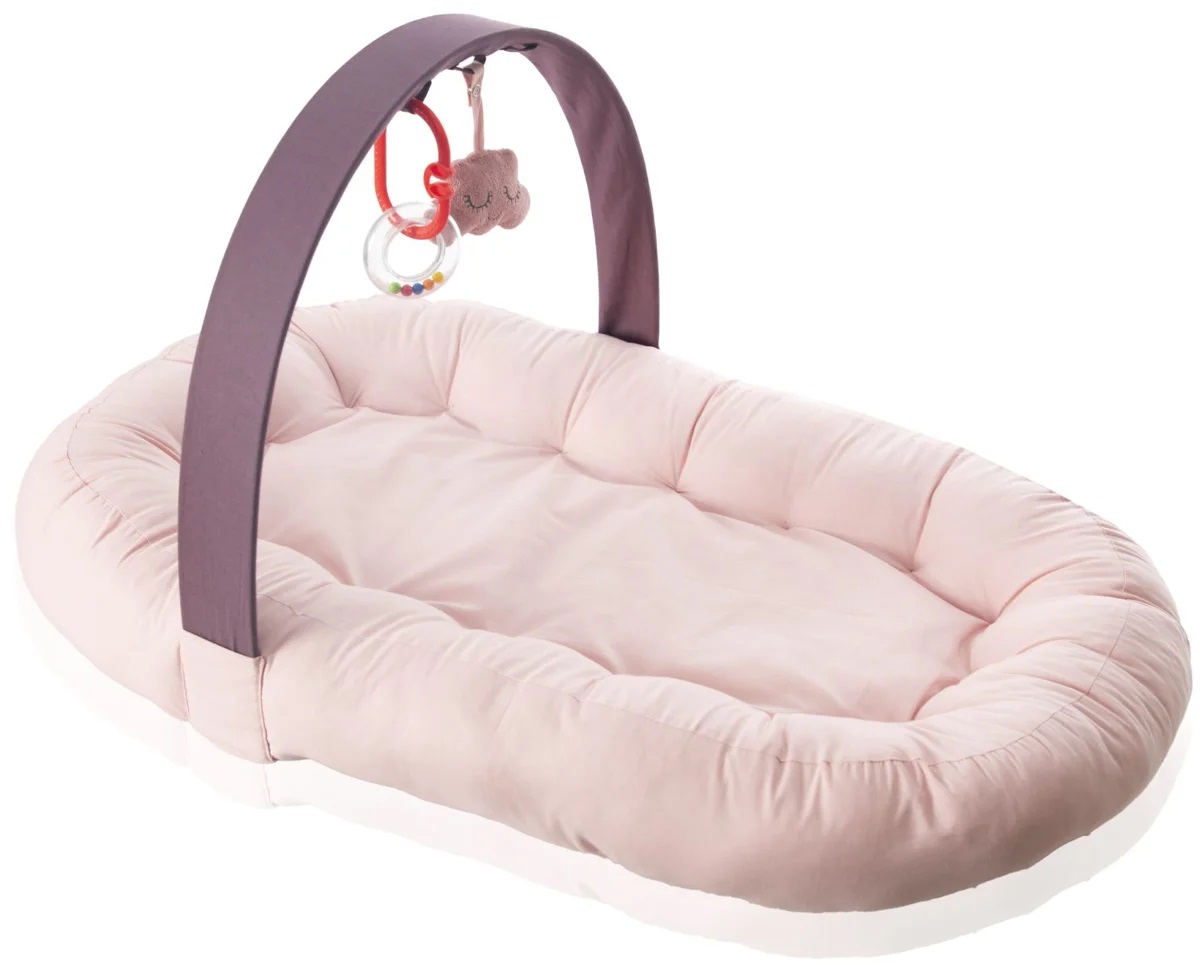 Cuib pentru copii cu jucării BabyJem - Somon