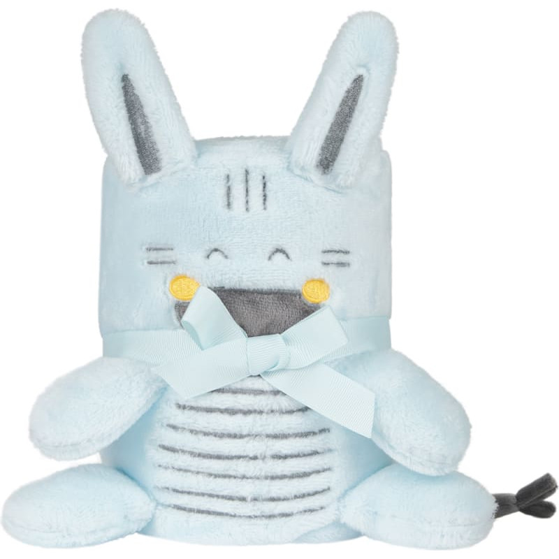 Pătură pentru bebeluși cu broderie 3D KikkaBoo - Stripy Friends