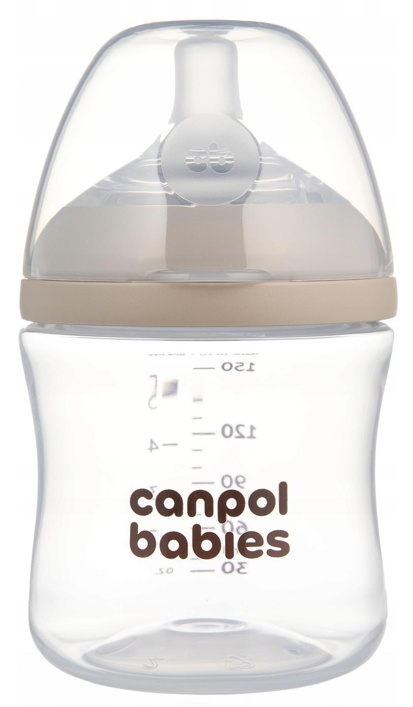 Biberon Canpol - Natural Shape, 150 ml, 0m+
