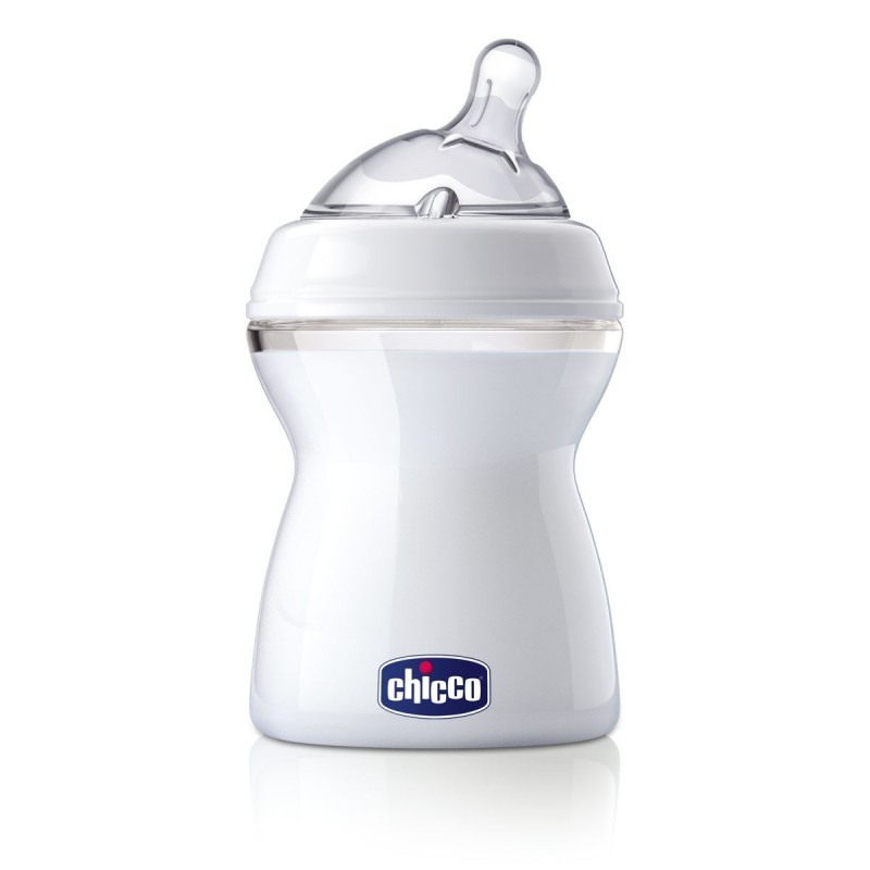Biberon Natural Feeling, tetina din silicon, Flux mediu, 2 picaturi, 250 ml