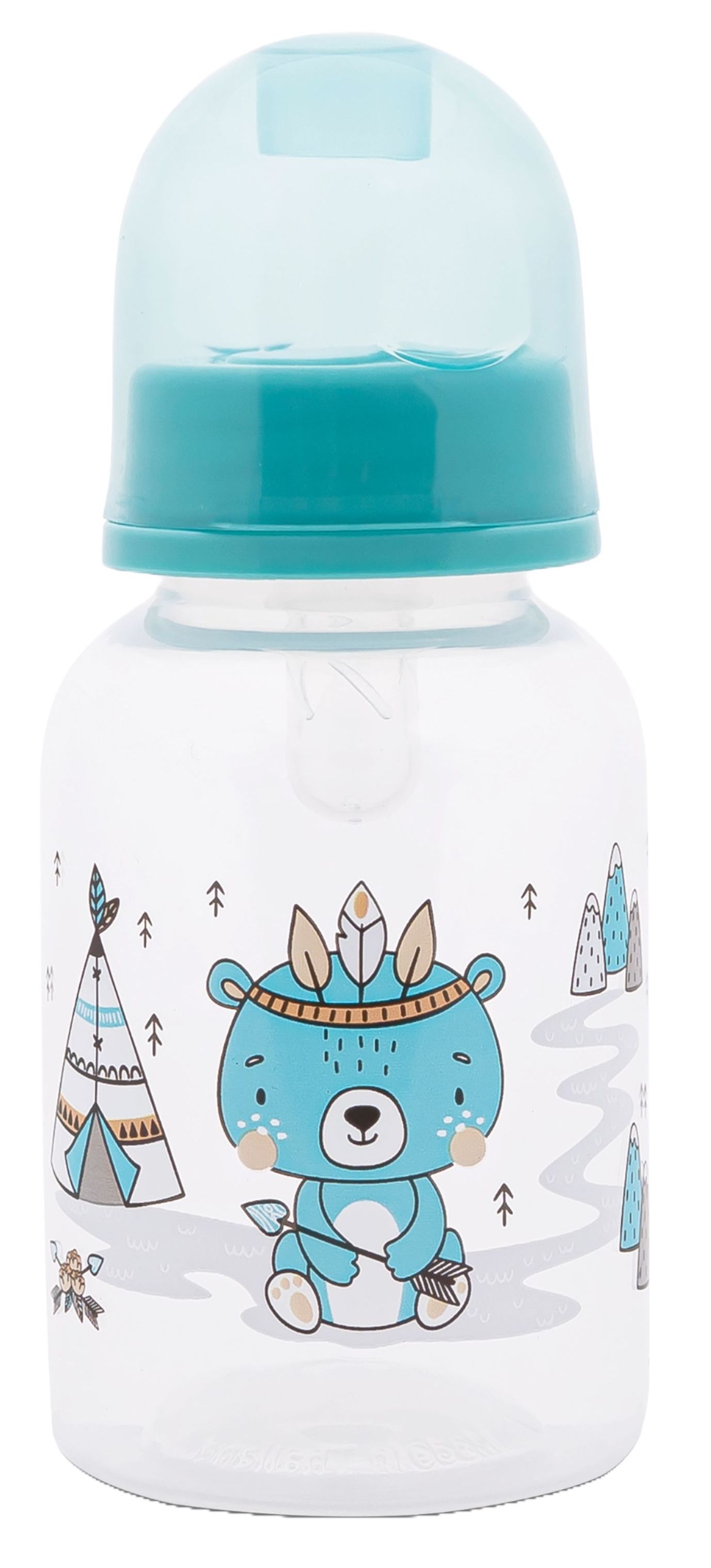 Biberon  Lorelli Baby Care - Simple, 125 ml, Aqua Blue