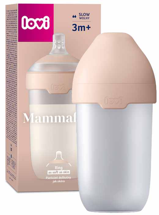 Biberon Lovi - Mammafeel, 3 m+, 250 ml