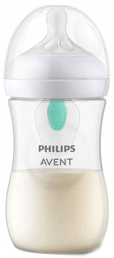 Biberon Philips Avent - Natural Response 3.0, AirFree, flow 3/medie, 3 m+, 260 ml