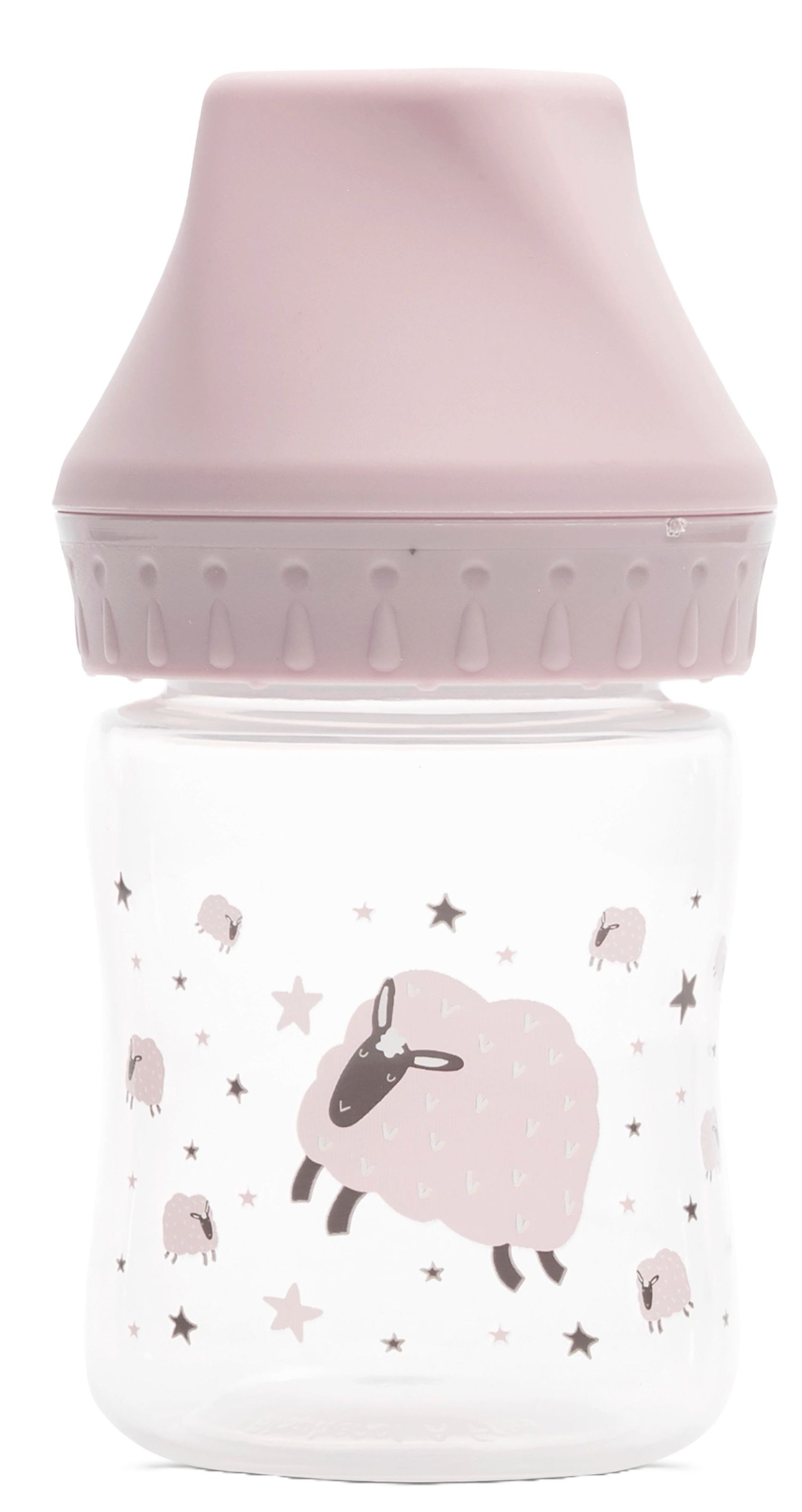 Biberon cu gât larg Lorelli My Friend - 125 ml, Mellow Rose