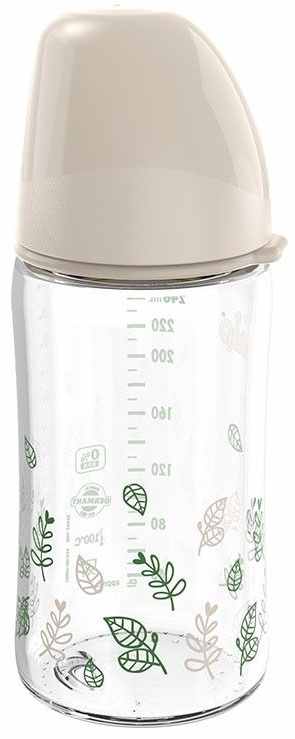 Biberon pentru fetiță NIP Green - Cherry, Flow M, 240 ml