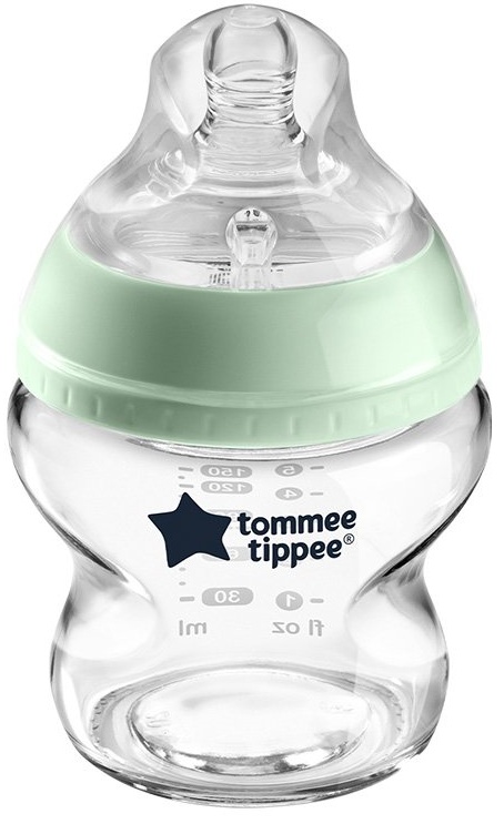 Biberon din sticla Philips Avent Natural, Easi Vent - 150 ml, cu tetina 1 picatura, flux lent