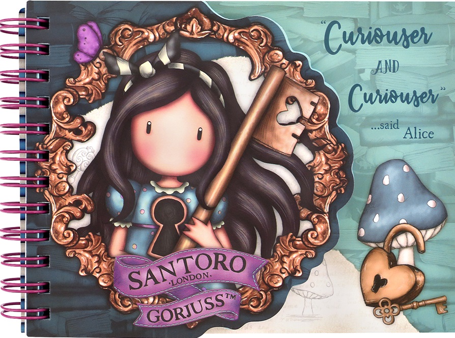 Caietul spiralat Santoro Gorjuss - Curiozitate