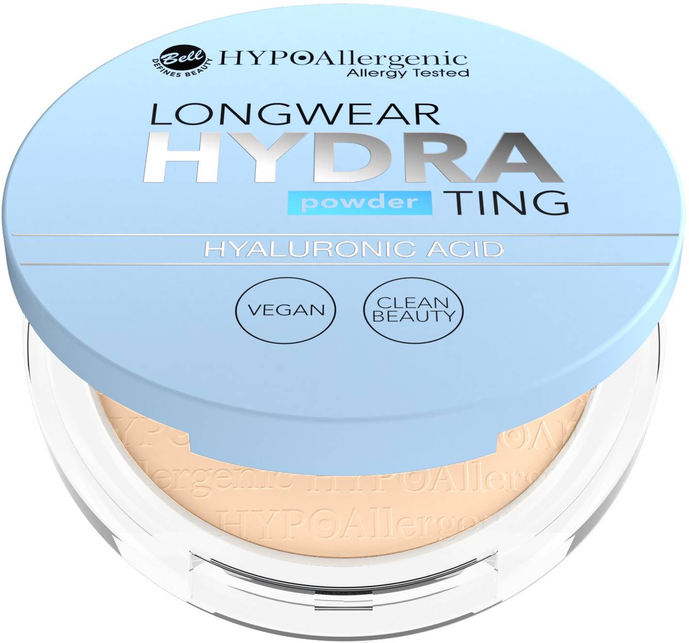 Bell HYPOAllergenic Pudră hidratantă de lungă durată Longwear, 01, 5 g