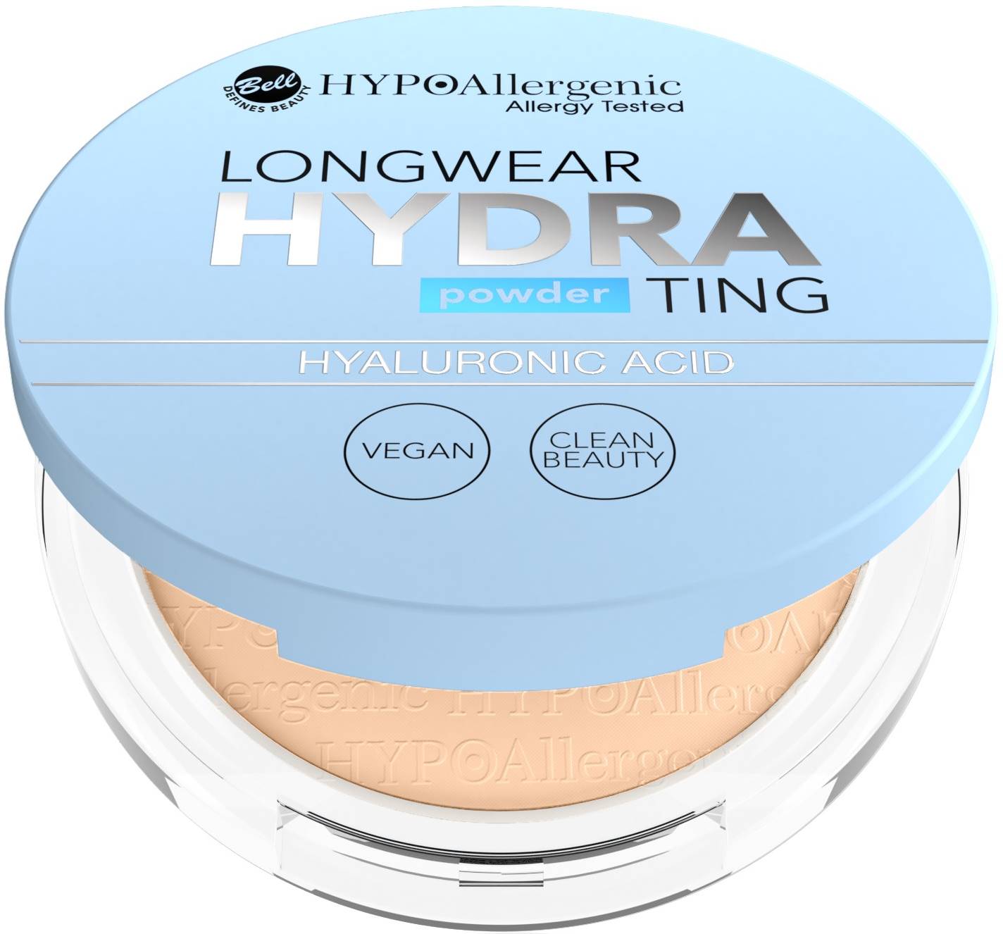 Bell HYPOAllergenic Pudră hidratantă de lungă durată Longwear, 02, 5 g