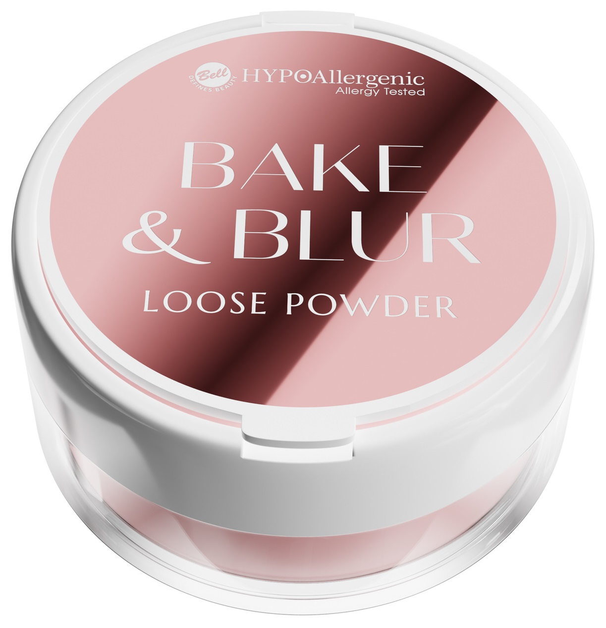 Bell HYPOAllergenic Pudră de față Bake &amp; Blur, 01 Cotton Candy, 4 g